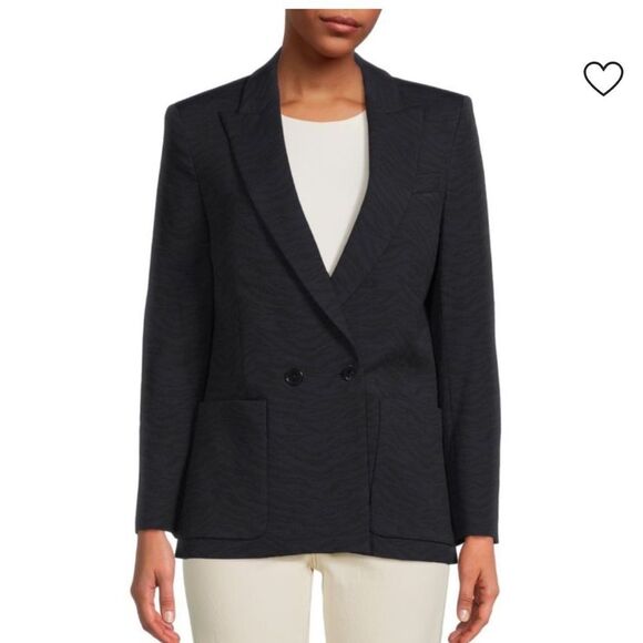 Zadig & Voltaire Tonal Zebra Print Jacket Blazer, 34 - Picture 1 of 11